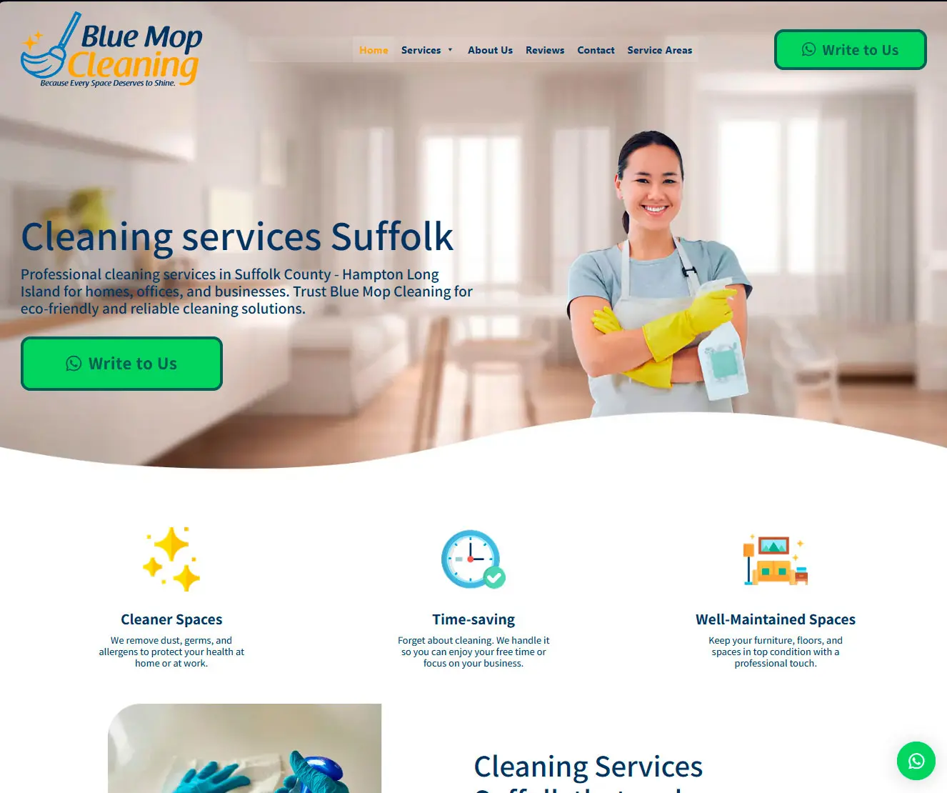 Bluemop cleaning